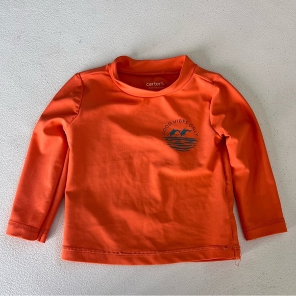 5/$25 carter’s babies, rash guard, swim size 9 months - Picture 1 of 3
